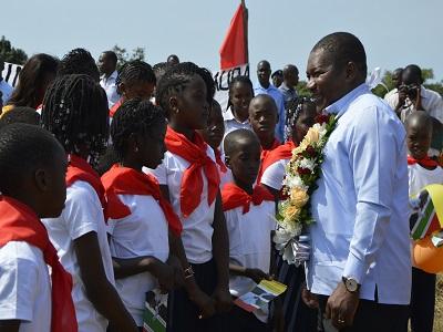 Recepção Sua Excelência Presidente da República de Moçambique-Distrito Marracuene