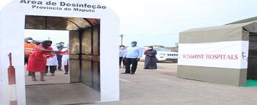Província de Maputo com três túneis de desinfecção Província de Maputo com três túneis de desinfecção